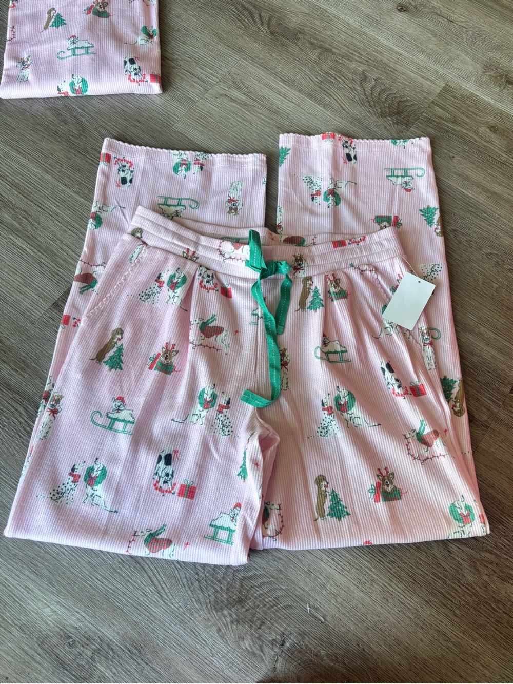 PJ Salvage Peace & Pawlidays Dog Print Pajama Set - Picture 8 of 11